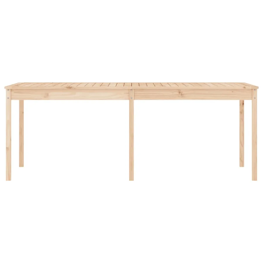 Table de jardin 203,5x100x76 cm bois massif de pin - 5