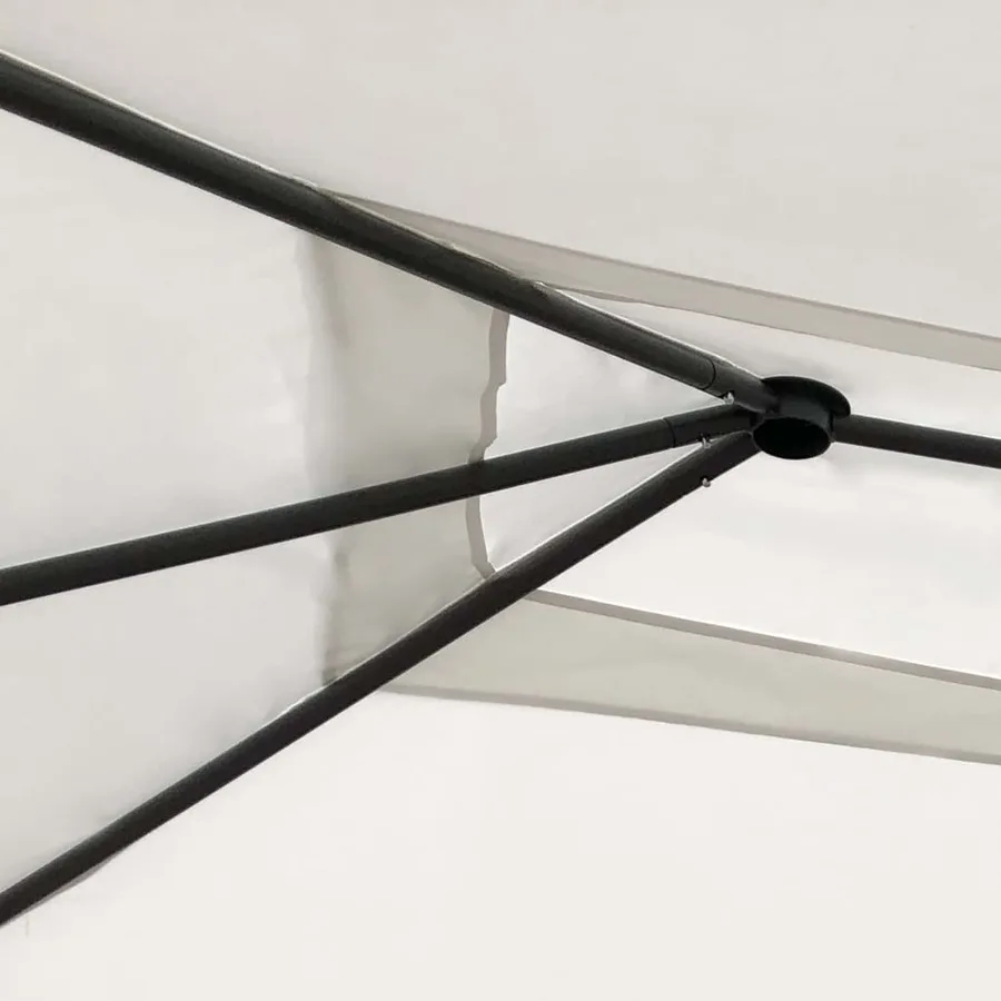Belvédère 3x4x2,6 m Crème 160 g/m² - 3