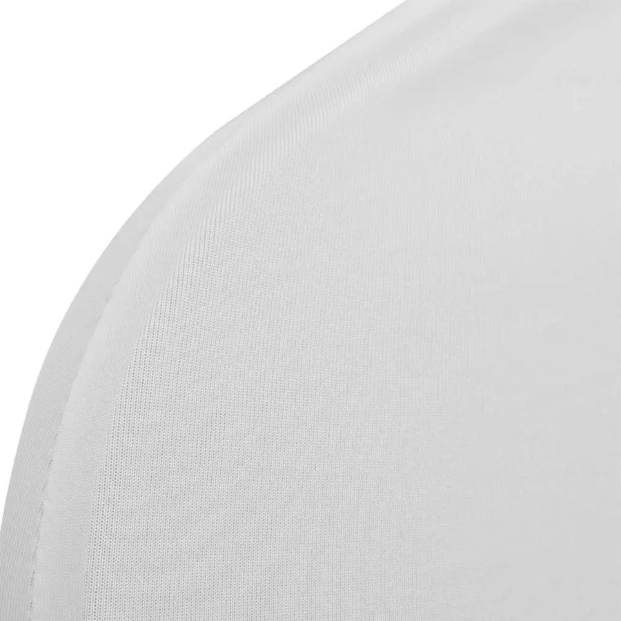 Housse de chaise extensible 4 pcs Blanc - 7