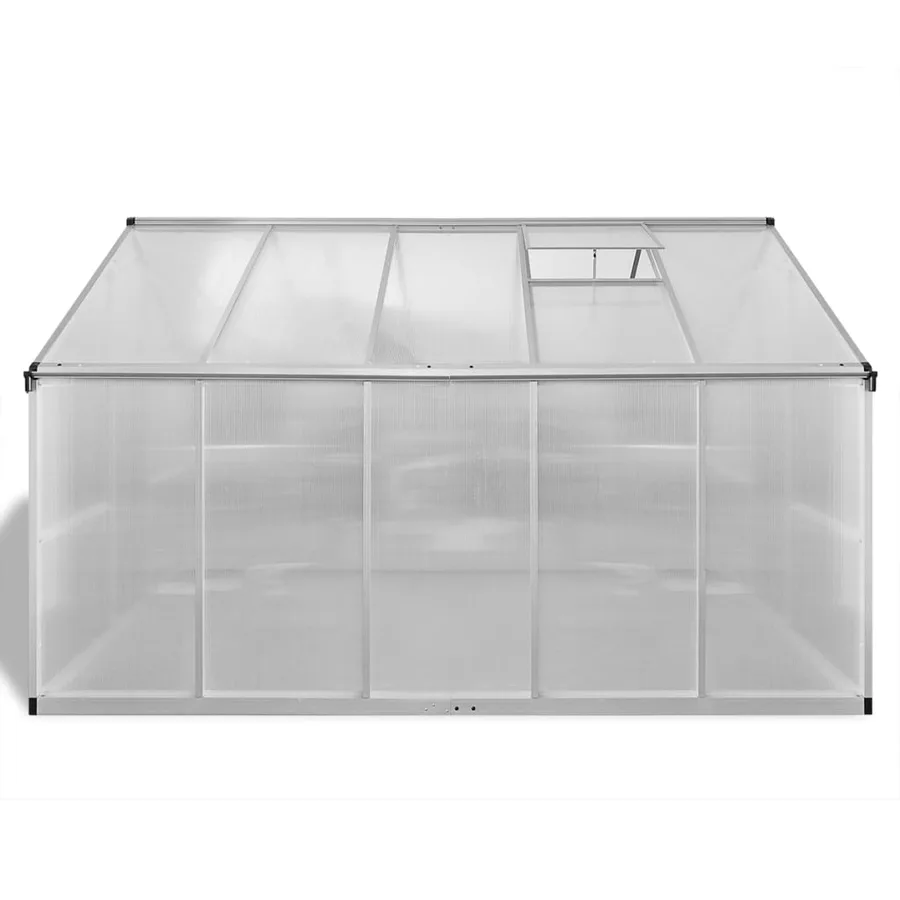 Serre renforcée en aluminium avec cadre de base 7,55 m² - 4