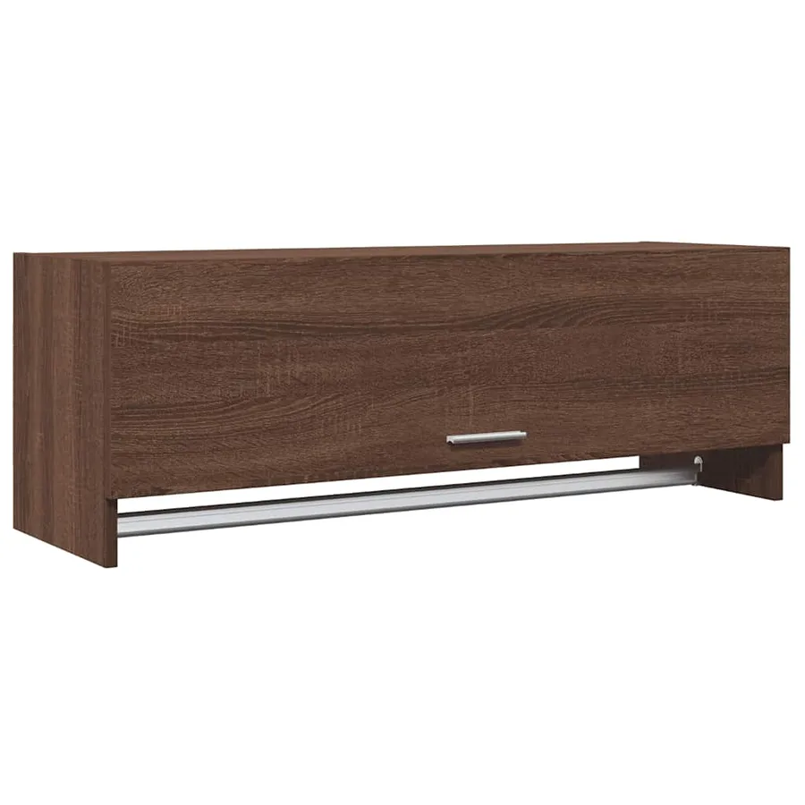 Garde-robe Chêne marron 100x32,5x35 cm Bois d'ingénierie - 2