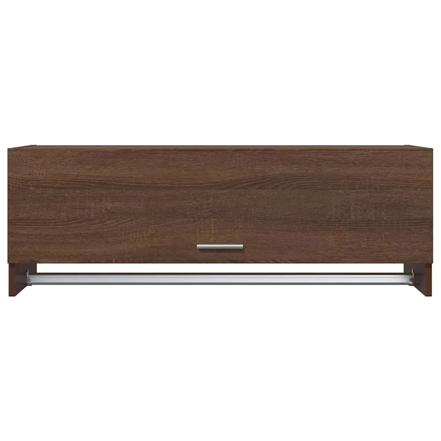 Garde-robe Chêne marron 100x32,5x35 cm Bois d'ingénierie - 5