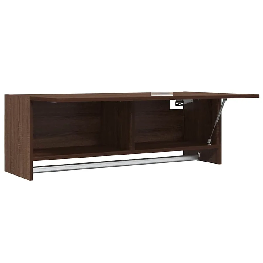 Garde-robe Chêne marron 100x32,5x35 cm Bois d'ingénierie - 6