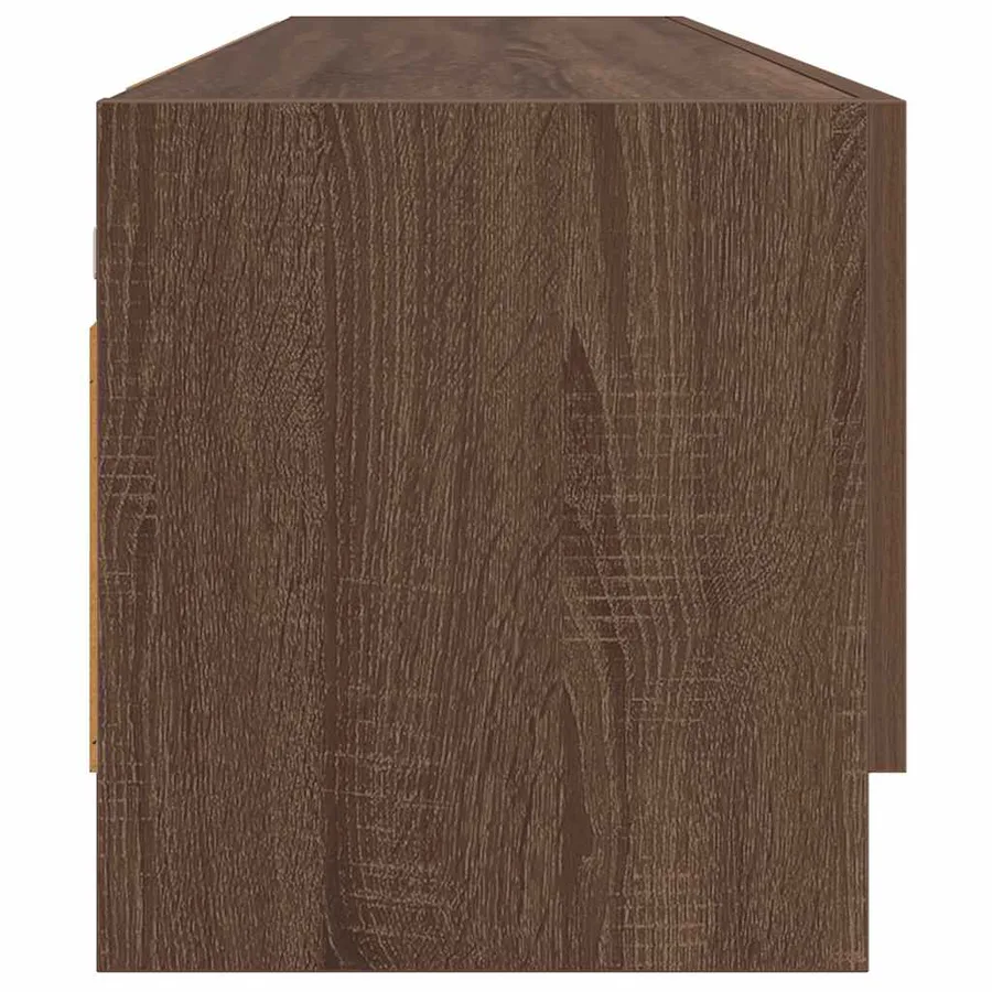 Garde-robe Chêne marron 100x32,5x35 cm Bois d'ingénierie - 7