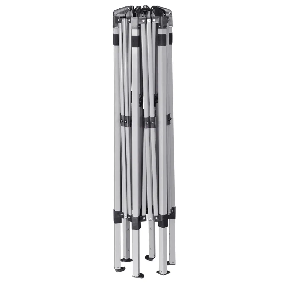 Chapiteau hexagonal et 6 parois latérales 3,6x3,1 m Blanc crème - 9