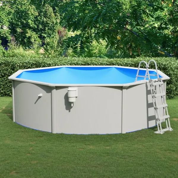 Piscine avec échelle de sécurité 460x120 cm
