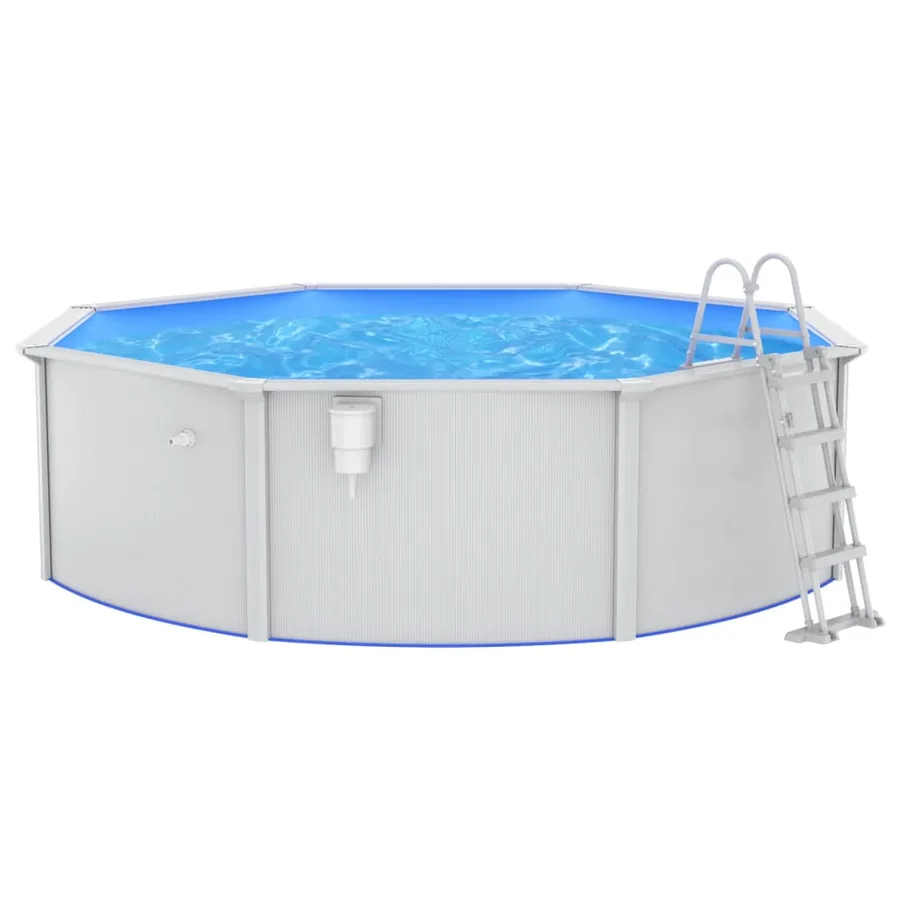 Piscine avec échelle de sécurité 460x120 cm - 2
