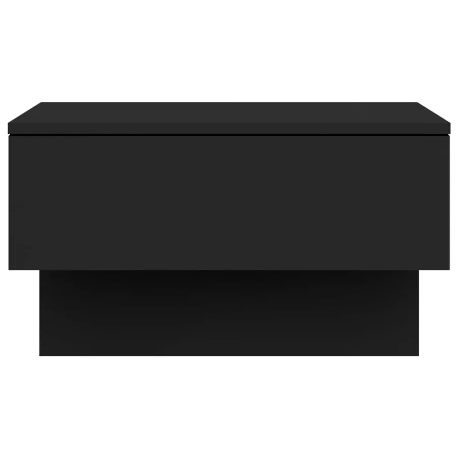 Tables de chevet murales 2 pcs Noir - 6