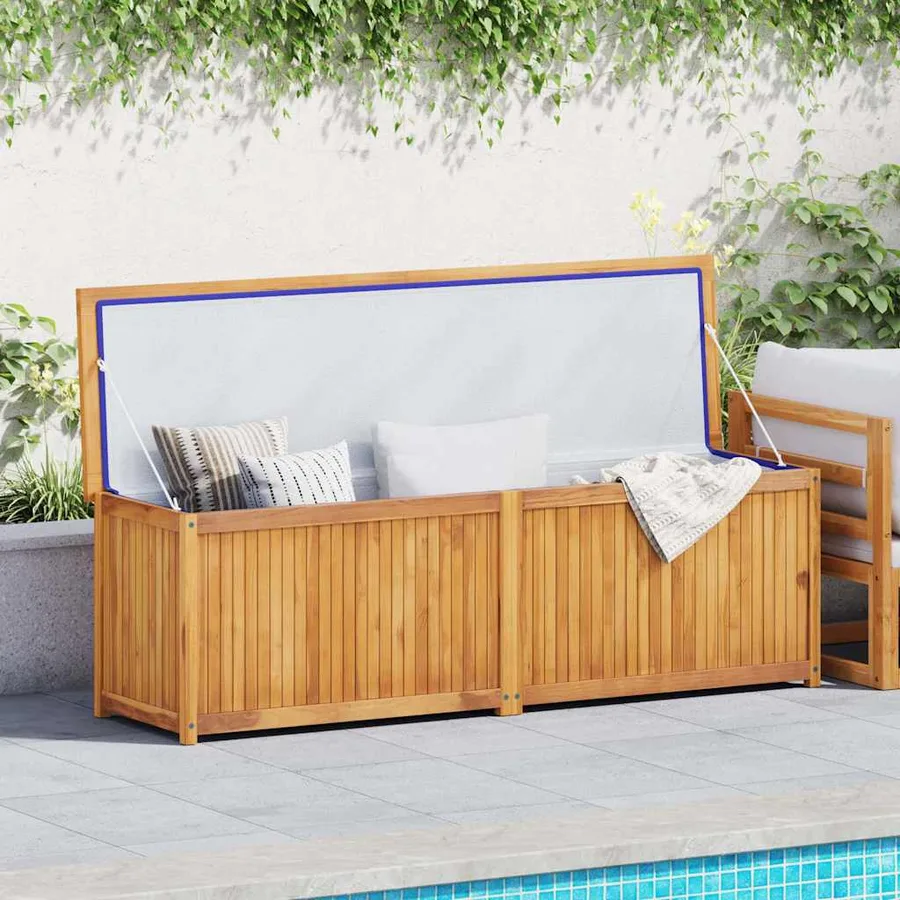 Boîte de jardin 175x50x55 cm Bois massif de teck - 2