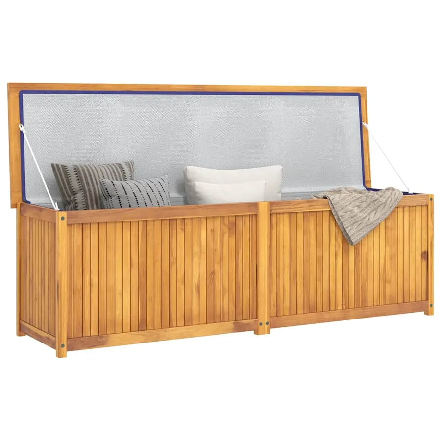 Boîte de jardin 175x50x55 cm Bois massif de teck - 3