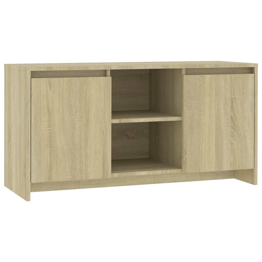 Meuble TV Chêne sonoma 102x37,5x52,5 cm Bois d'ingénierie - 2