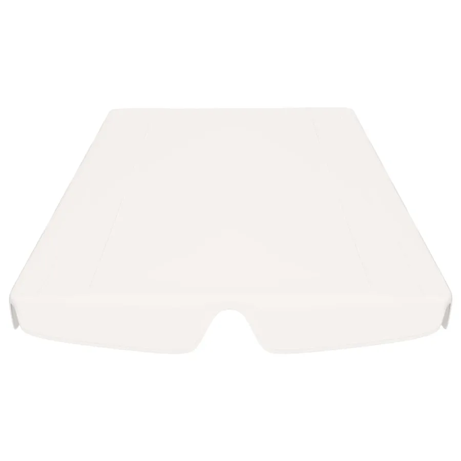 Toit de rechange de balançoire blanc 150/130x105/70 cm - 4