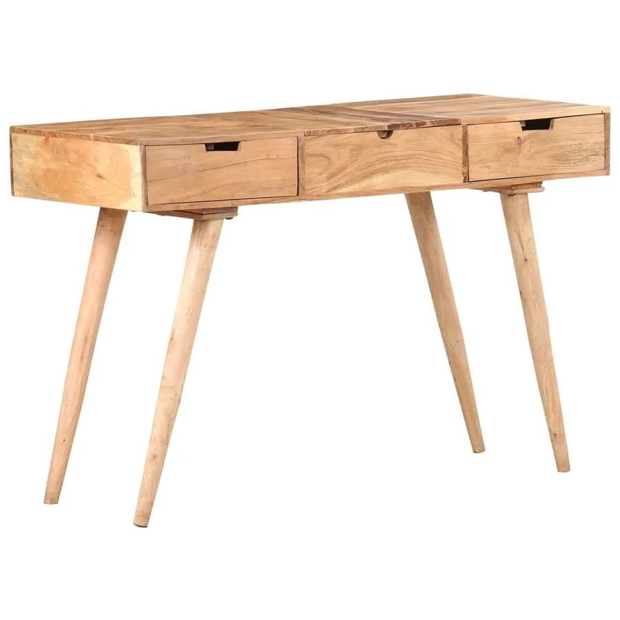Coiffeuse avec miroir 112x45x76 cm Bois d'acacia massif - 2