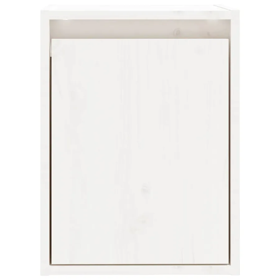 Armoires murales 2 pcs Blanc 30x30x40 cm Bois de pin massif - 5