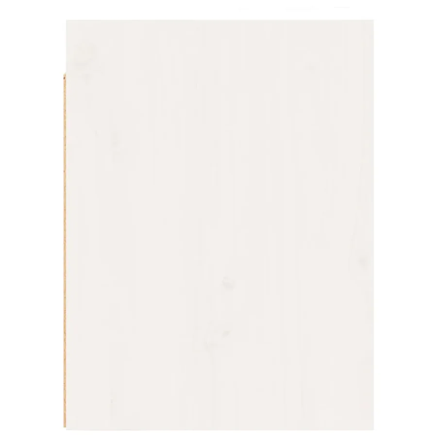 Armoires murales 2 pcs Blanc 30x30x40 cm Bois de pin massif - 6