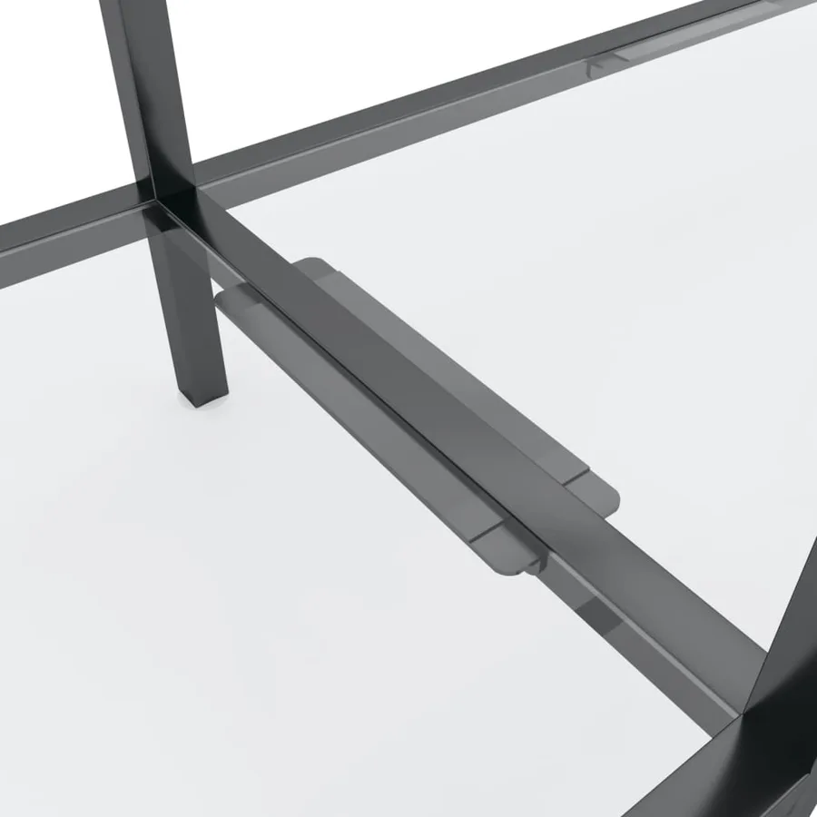 Table console Transparent 180x35x75,5 cm Verre trempé - 5