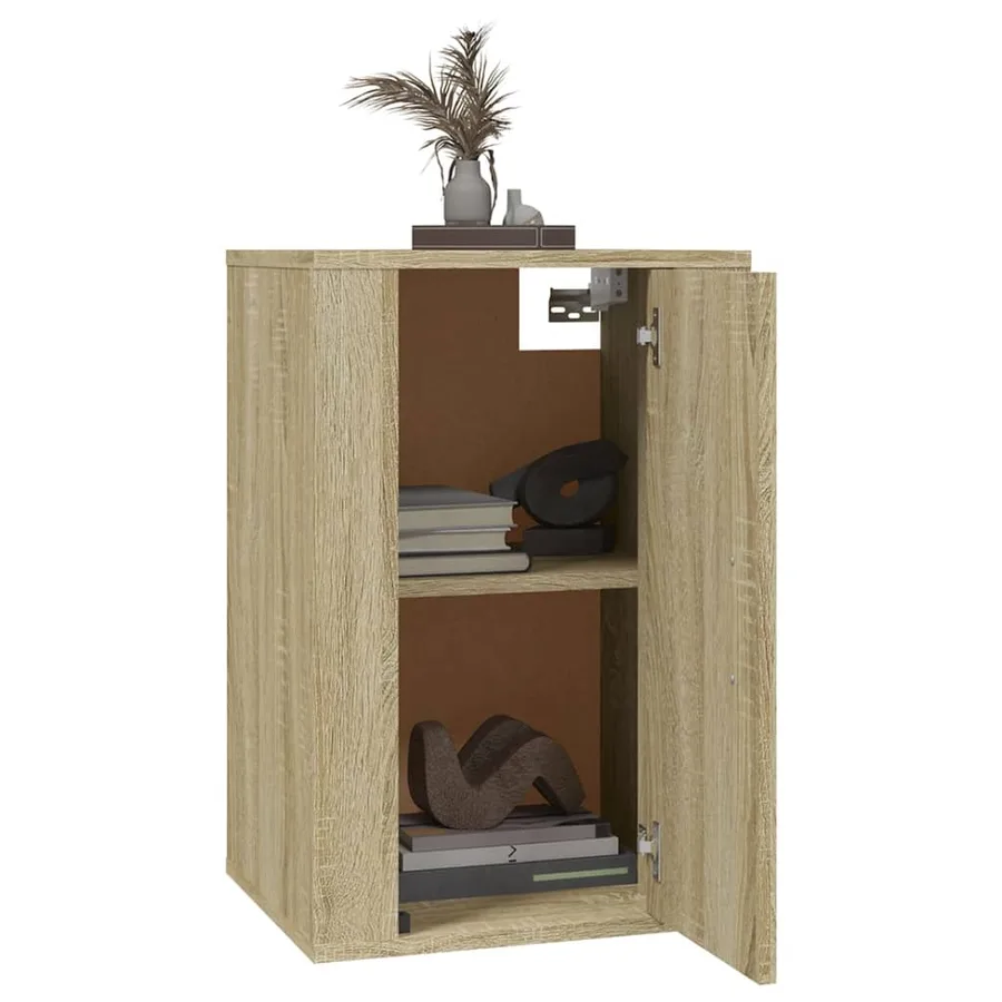 Meubles TV muraux 2 pcs Chêne sonoma 40x34,5x60 cm - 9