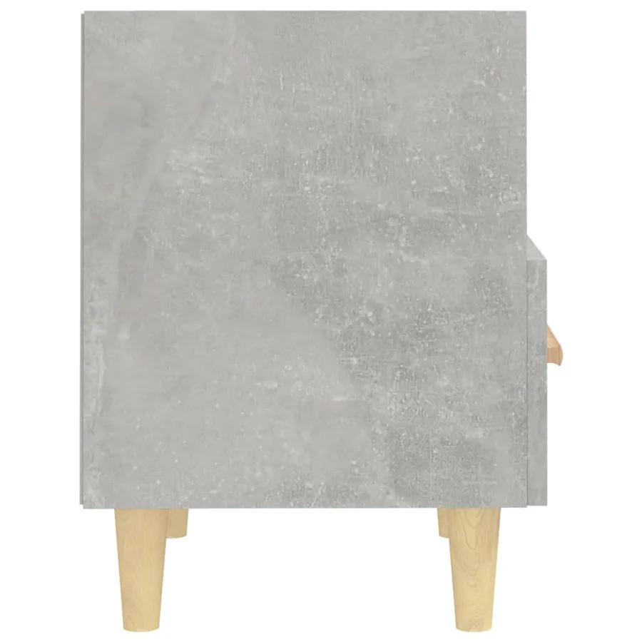 Table de chevet Gris béton 40x35x47 cm - 6