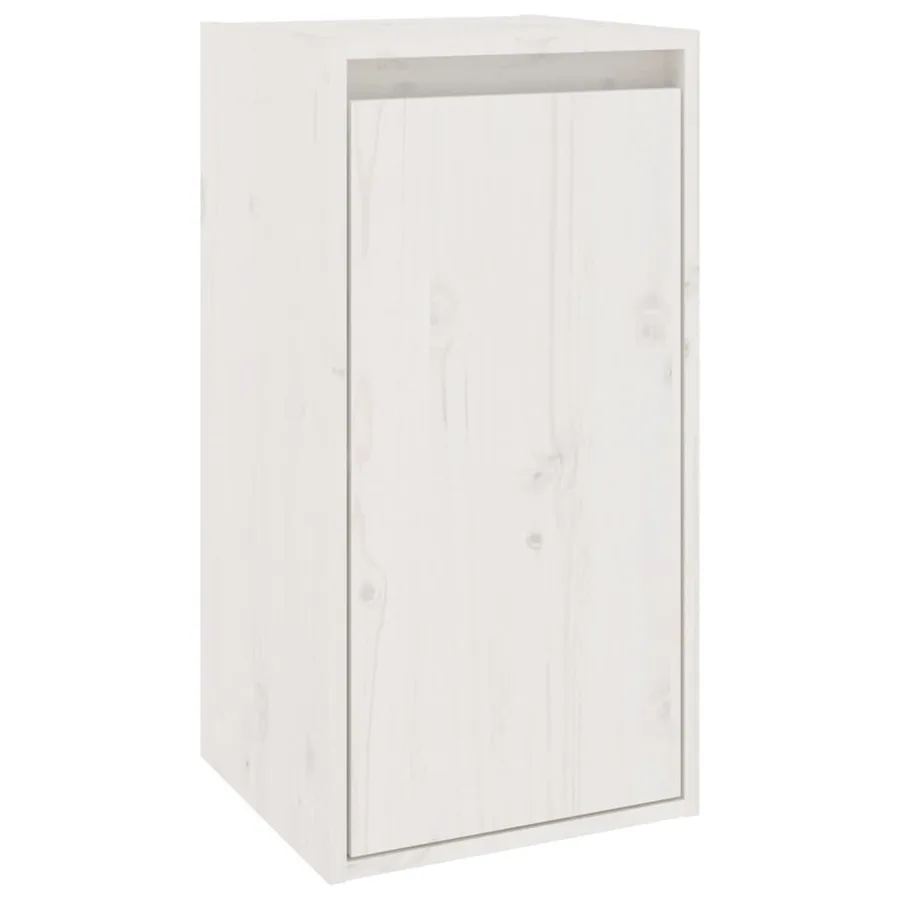 Meubles TV 3 pcs Blanc Bois massif de pin - 5