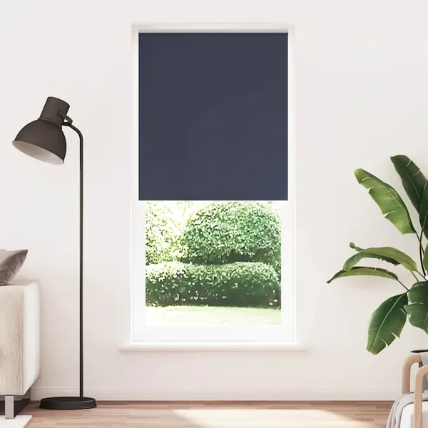 Store enrouleur occultant 104,4 x 230 cm, largeur du tissu 100 cm, coloris marine