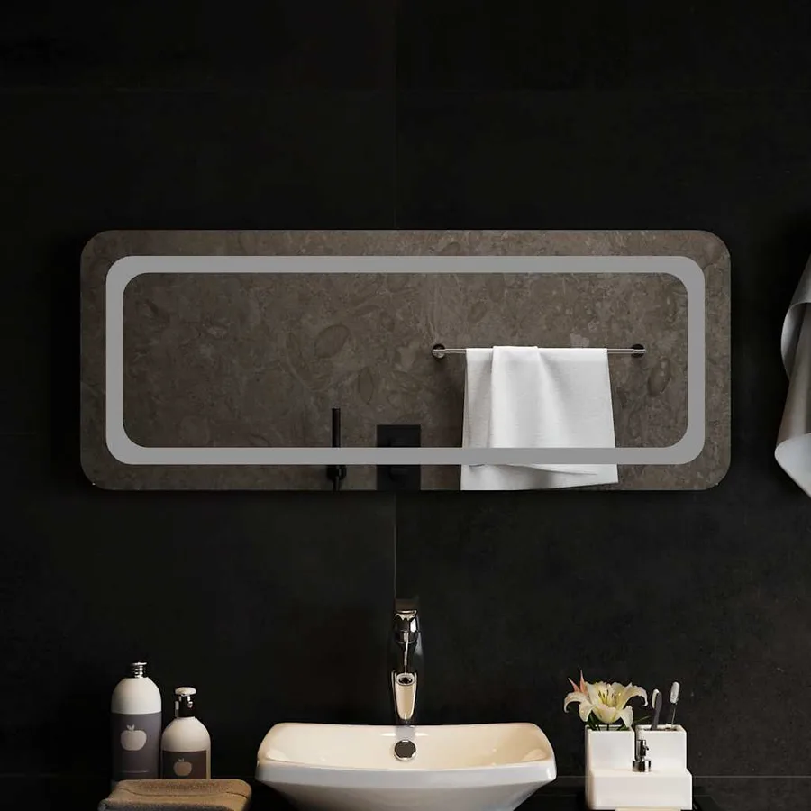 Miroir de salle de bain à LED 100x40 cm - 3