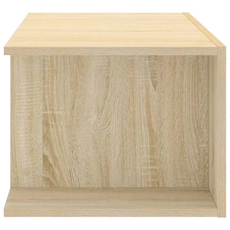 Meuble TV avec lumières LED chêne sonoma 90x39x30 cm - 6
