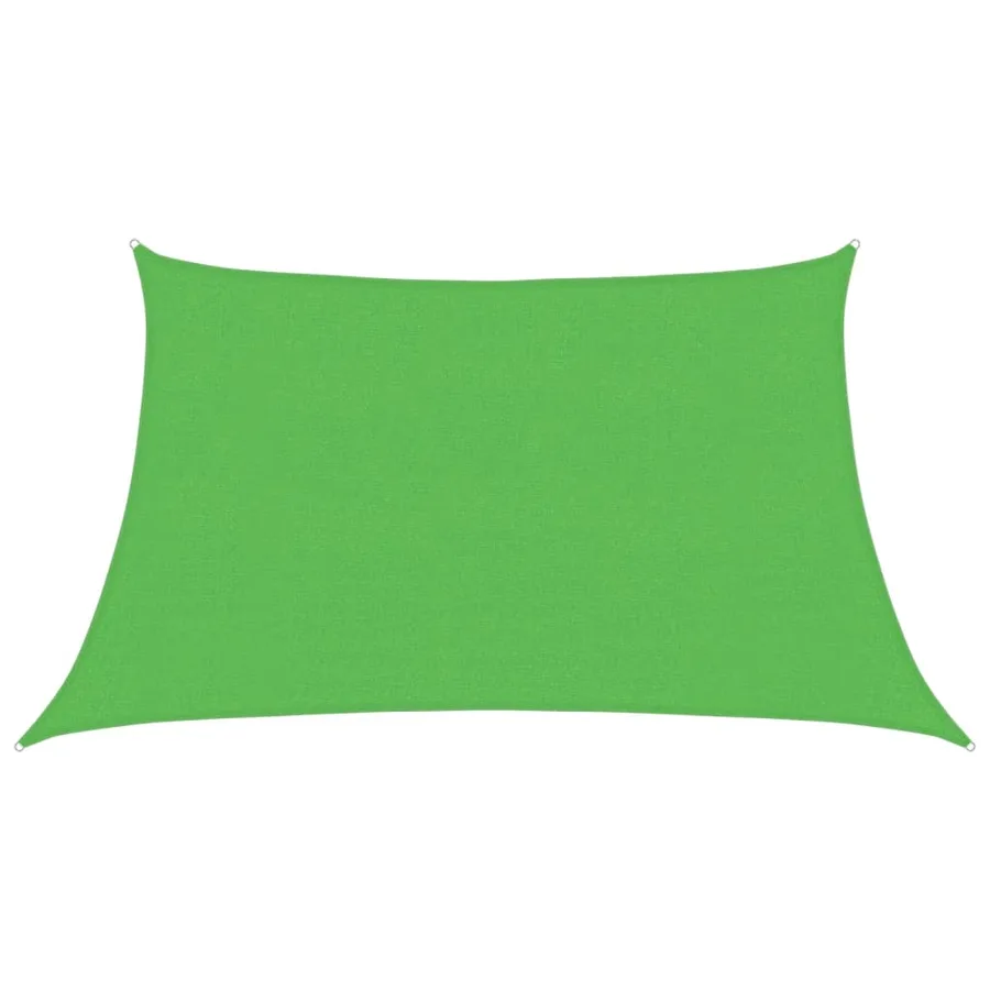 Voile d'ombrage 160 g/m² Vert clair 3/4x2 m PEHD - 2