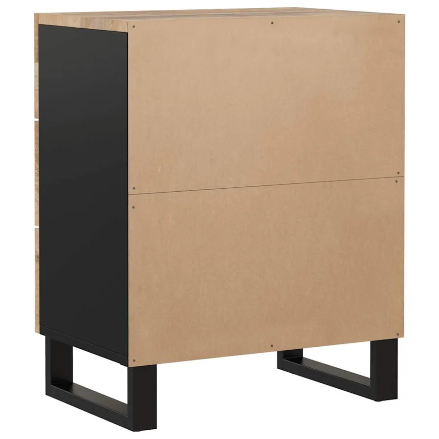 Table de chevet 50x33x62 cm Bois de manguier et d'ingénierie - 5