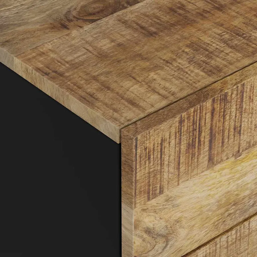 Table de chevet 50x33x62 cm Bois de manguier et d'ingénierie - 6