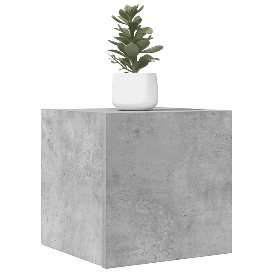 Meubles TV muraux 2 pcs Gris béton 30,5x30x30 cm