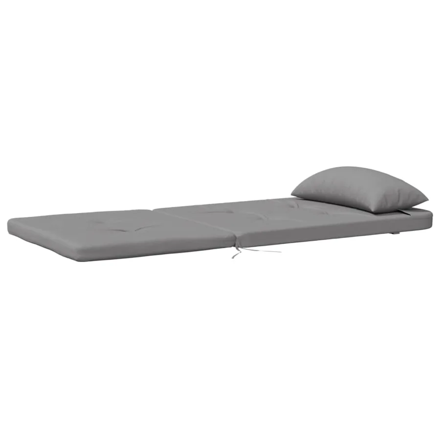 Coussins de chaise adirondack lot de 2 gris tissu oxford - 5