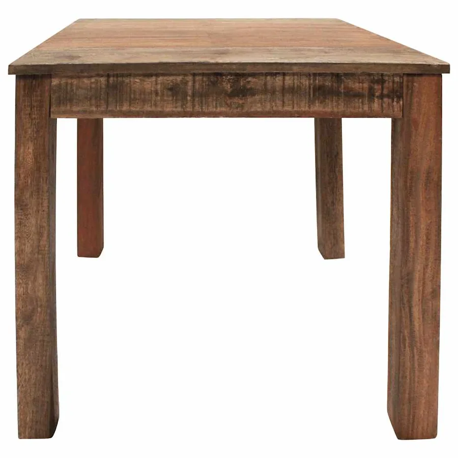 Table à manger bois de récupération mélangé 82x80x76 cm - 5
