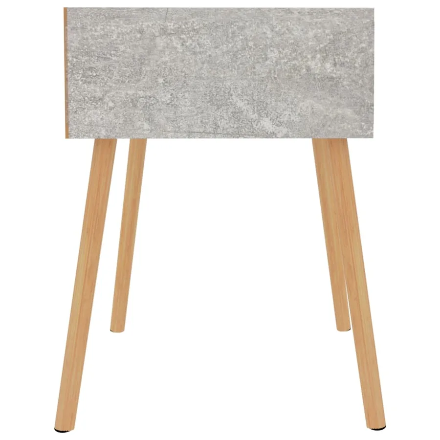 Tables de chevet 2 pcs Gris béton 40x40x56 cm Bois d'ingénierie - 4