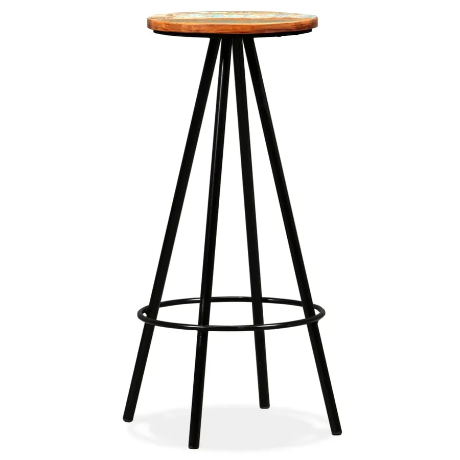 Ensemble de bar 3 pcs Bois d'acacia massif et de récupération - 10