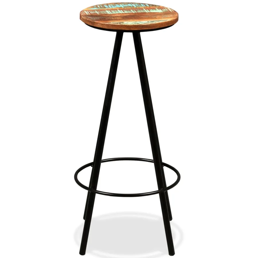 Ensemble de bar 3 pcs Bois d'acacia massif et de récupération - 13