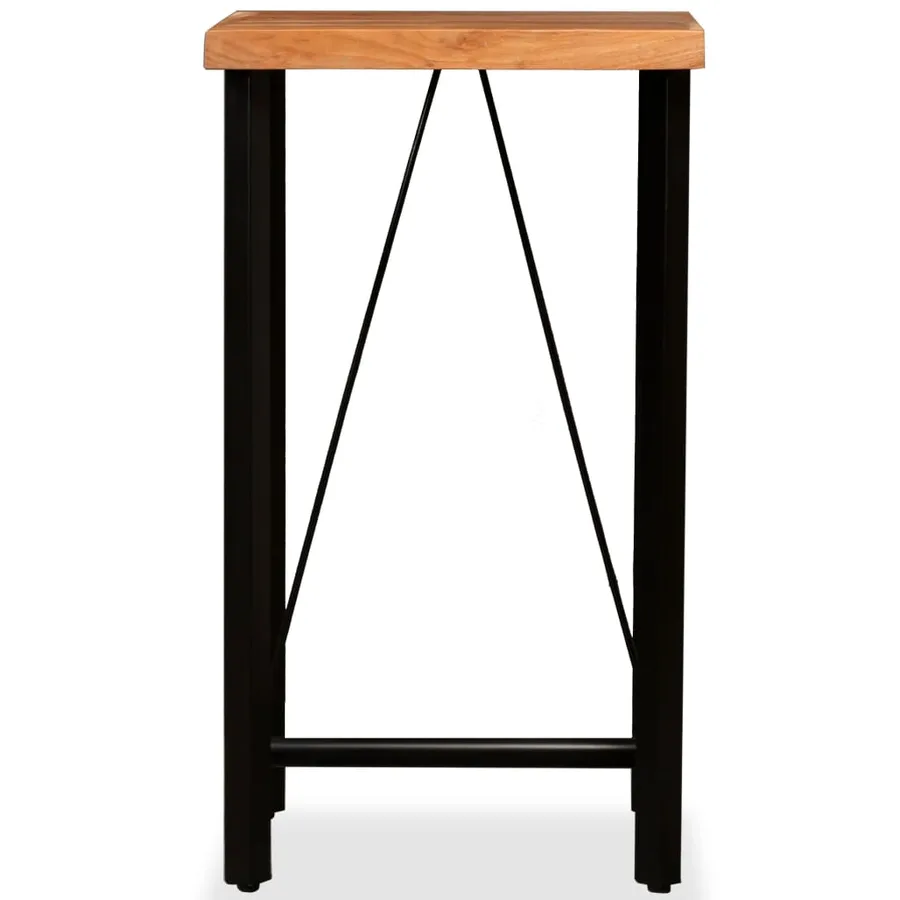 Ensemble de bar 3 pcs Bois d'acacia massif et de récupération - 3
