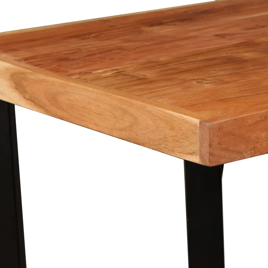 Ensemble de bar 3 pcs Bois d'acacia massif et de récupération - 4