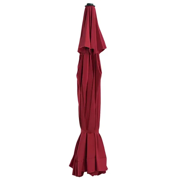 Tissu de remplacement pour parasol d'extérieur Bordeaux 515 cm