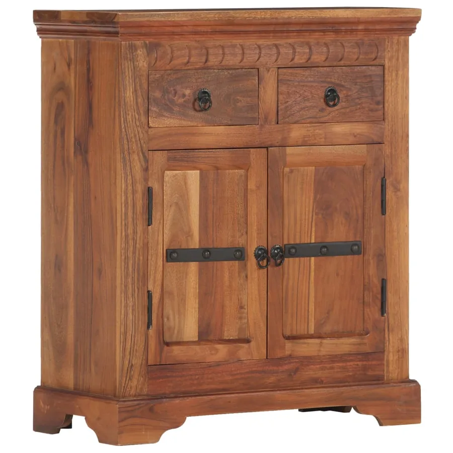 Buffet 63x30x75 cm Bois d'acacia massif - 15
