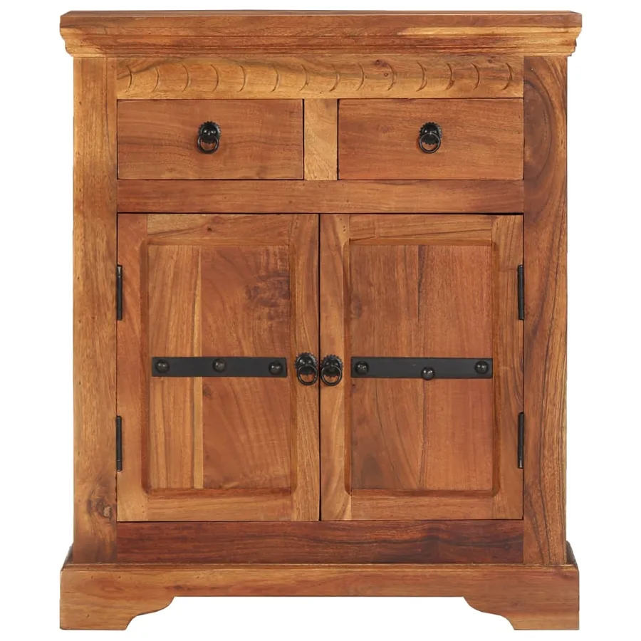 Buffet 63x30x75 cm Bois d'acacia massif - 4