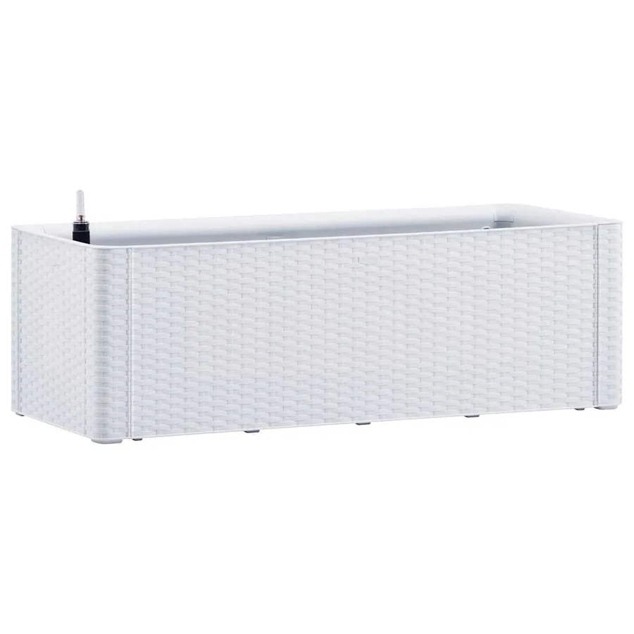 Lit surélevé de jardin et système d'arrosage Blanc 100x43x33 cm - 2