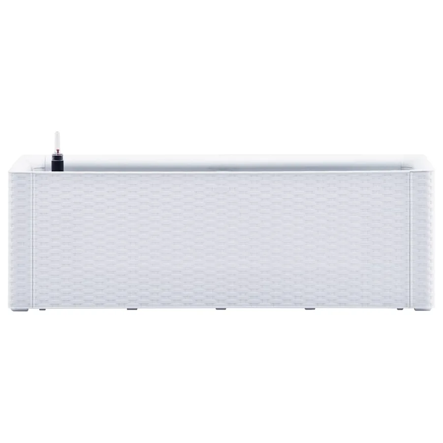 Lit surélevé de jardin et système d'arrosage Blanc 100x43x33 cm - 3