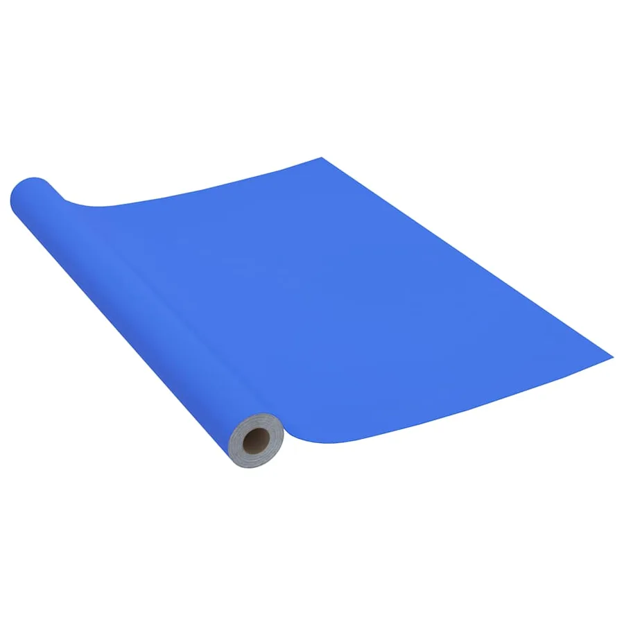 Film autoadhésif pour meubles Bleu brillant 500x90 cm PVC - 2