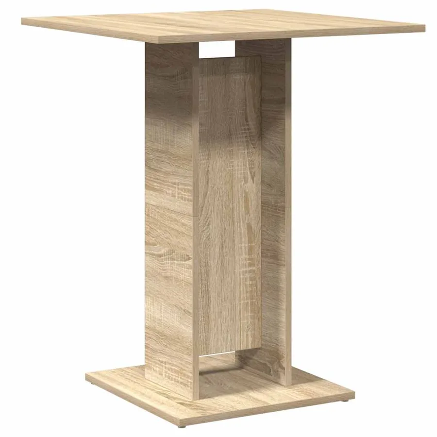 Table de bistro Chêne sonoma 60x60x75 cm Bois d'ingénierie - 2