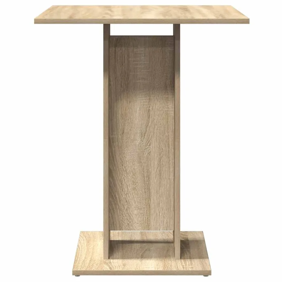 Table de bistro Chêne sonoma 60x60x75 cm Bois d'ingénierie - 4