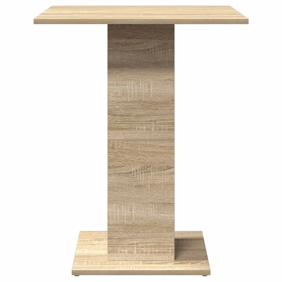 Table de bistro Chêne sonoma 60x60x75 cm Bois d'ingénierie - 5