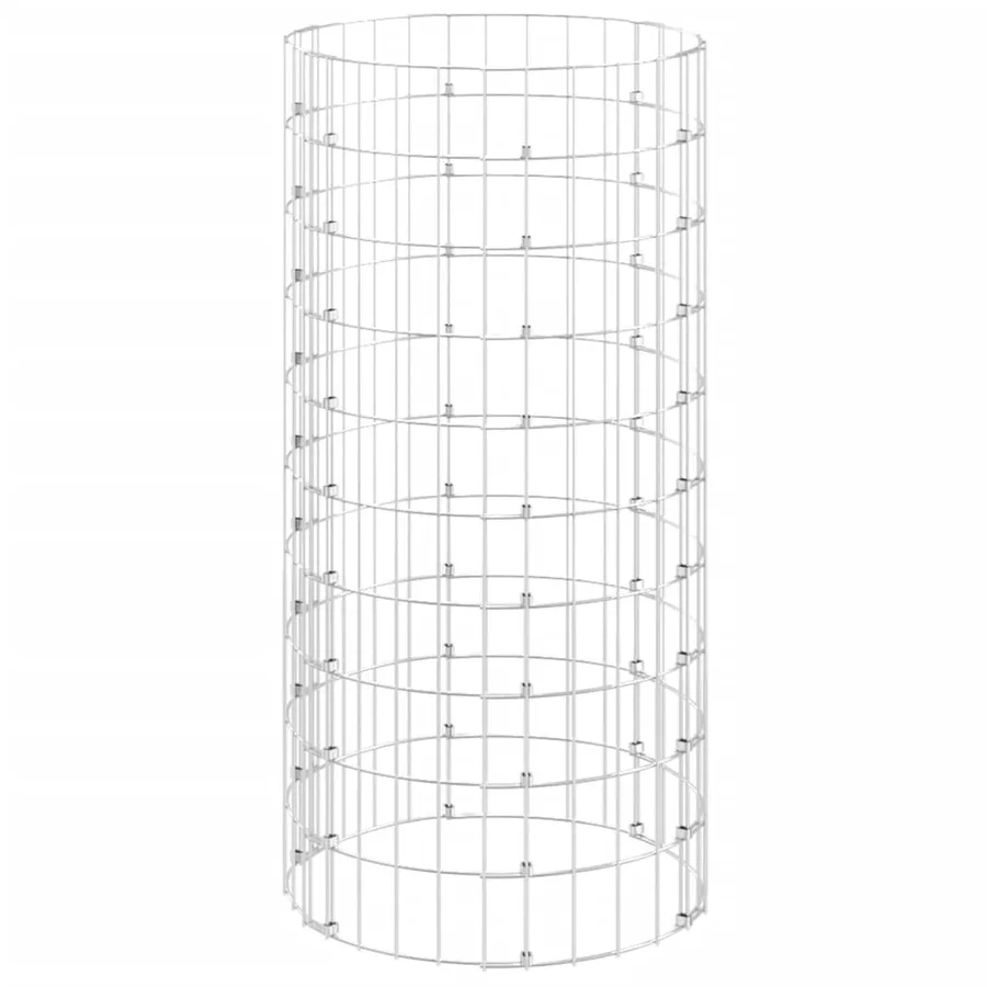 Composteur de jardin Ø50x100 cm Acier galvanisé - 2