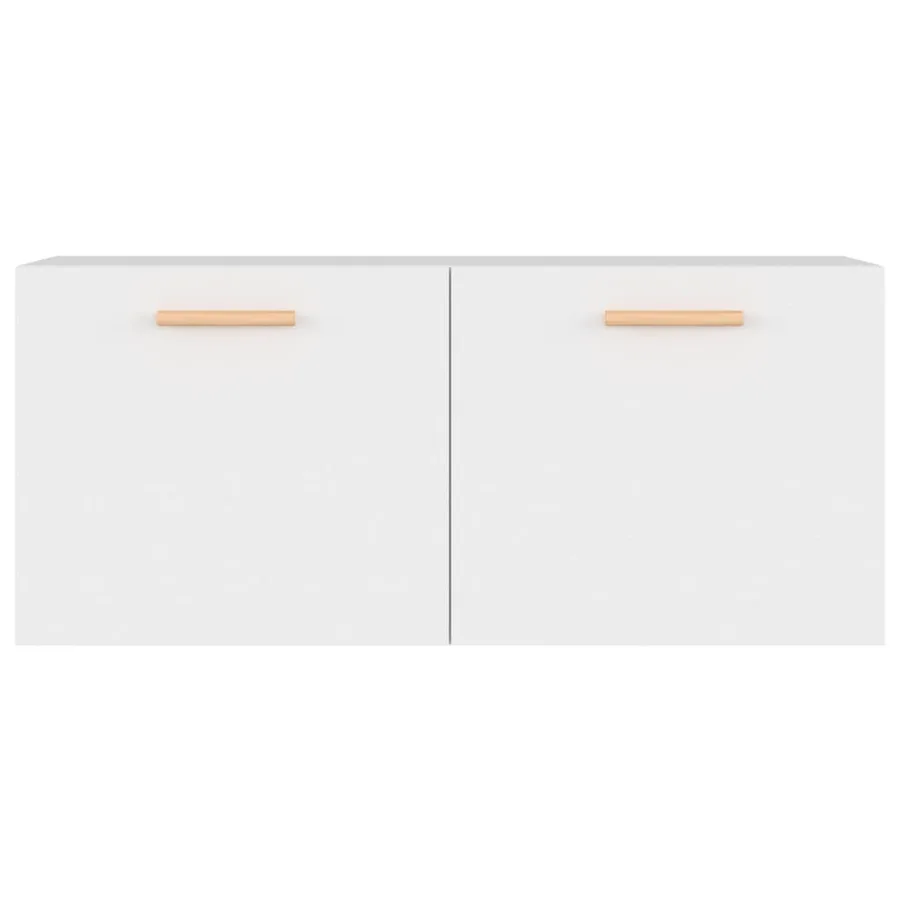Armoire murale Blanc 80x35x36,5 cm Bois d'ingénierie - 5