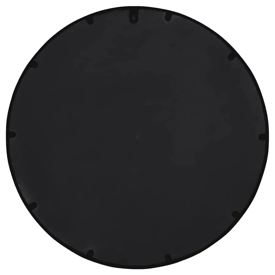 Miroir de jardin Noir 60x4 cm Fer Rond utilisation extérieure - 4