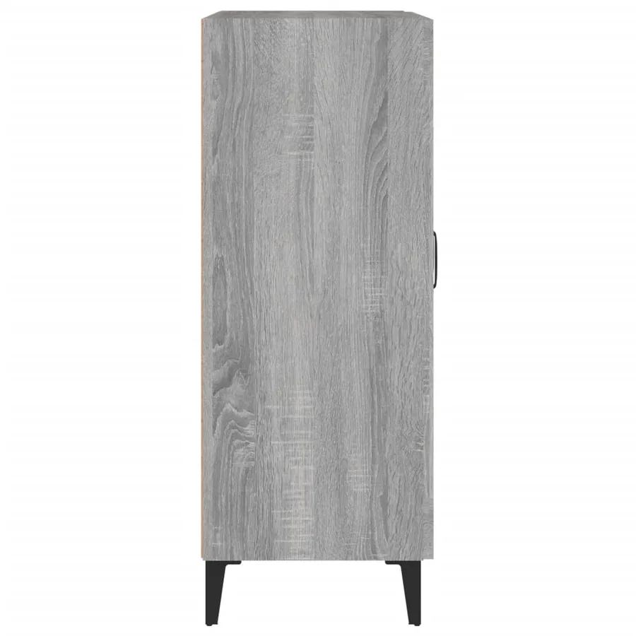 Buffet sonoma gris 69,5x34x90 cm bois d'ingénierie - 8